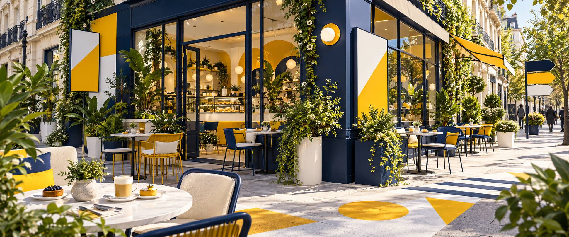 Illustration éditoriale du sujet : Les meilleures adresses de cafés et coffee shops vegan et végétariens à Paris